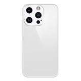 Capa Compatível Com iPhone 13 Pro Max Silicone Vidro Safira