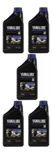 Aceite Yamalube Náutico Pack X5 Litros Para Motor 2 Tiempos