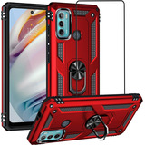 Funda Protectora Para Motorola G60/ G40 Fusion + Cristal 21d