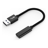 Cable Adaptador Usb3 Macho A Usb C Hembra - Certificado