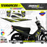 Calcomanias Crypton 115 Tipo Original Neon 