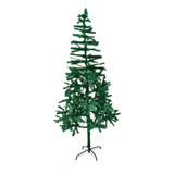 Árvore De Natal De Chão Verde 450 Galhos 210cm Natalina Cor Verde-escuro