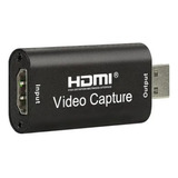 Placa De Captura Usb 4k 1080p Hdmi P/ Usb 2.0