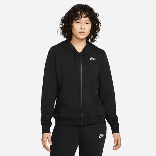 Polerón Nike Club Fleece Mujer Negro