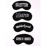 Mascara  Dormir Led Zeppelin Guns N Roses Motor Head Misfits