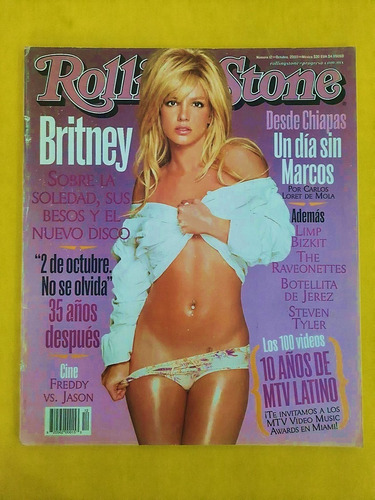 Britney Spears Revista Rolling Stone 2003 Limp Bizkit