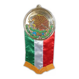 Decoración Fiestas Patrias Medallon De Tela Tricolor Gde
