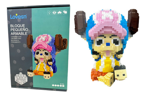 One Piece Chopper Figura Armable Bloque 3d Rompecabezas Anim