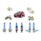 Kit 13 Lampadas Farol/milhas + Led Citroen C3 2000 A 2010