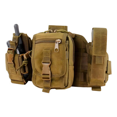 Piernera Táctica Militar Porta Radio Lampara Condor Ma25 Color Coyote | Meses sin interés