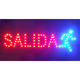 Letreros Led Luminoso Salida 48x25cm 