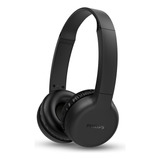 Audifonos Philips Tah1205bk Wireless Extra Bass Over-ear Color Preto