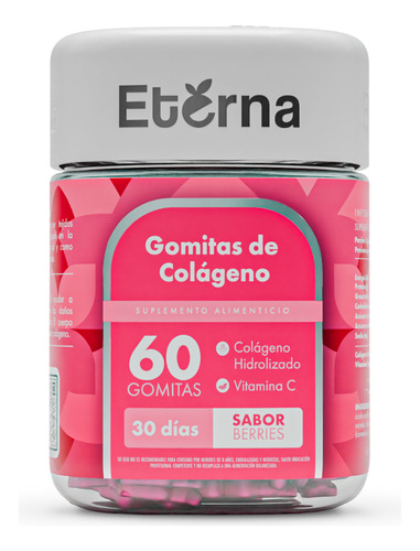 Gomitas Eterna De Colágeno Más Vitamina C Sabor Berries