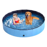 Piscina Infantil Plegable De Plástico Resistente, 70.8...