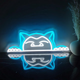 Letrero Luminoso Led De Neon Snorlax Mimaik Decor [u] [u]