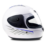 Casco Para Motocicleta Con Visor Protector Certificación Ce Color Blanco Tamaño Del Casco M
