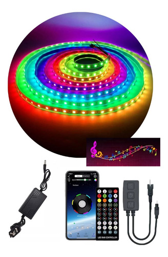 Tira Luces Led Rgb Pixel Bluetooth Efecto Rainbow  Magic