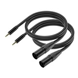 Cable De Micrófono 3.5mm A Xlr De 5ft, 2pack