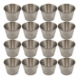 Vaso Apilable De Acero Inoxidable, 24 Piezas