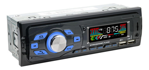 Reproductor Mp3 Bluetooth Para Coche, 12 V, 1 Din, Con Estér