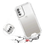 Funda Protector Uso Rudo Clear 360° Para Motorola G60