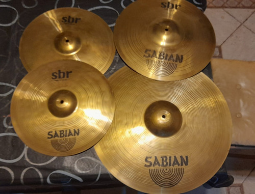 Set Platos Platillos Sabian Sbr Performance 14 16 20 Cuo