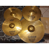 Set Platos Platillos Sabian Sbr Performance 14 16 20 Cuo