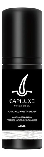 Capiluxe Minoxidil 5% + Biotin Espuma Foam 1 Mes Tratamiento