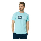 Quiksilver Core Lockup Polera De Manga Corta Angel Blue He