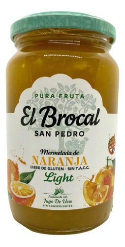 El Brocal Mermelada Naranja Light 400g