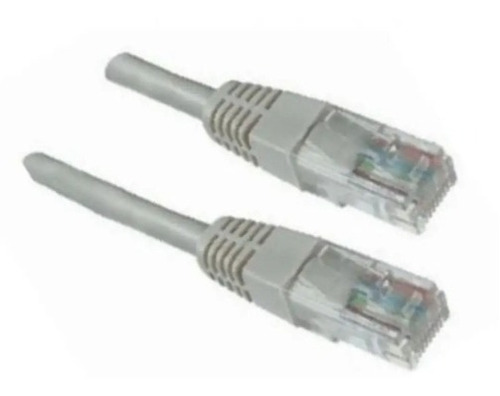 Cable De Red, Puerto Lan, 1.5 Metros, Color Gris 