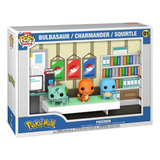 Funko Pop Pokemon Moment Deluxe Bulbasaur Charmander Squirtl