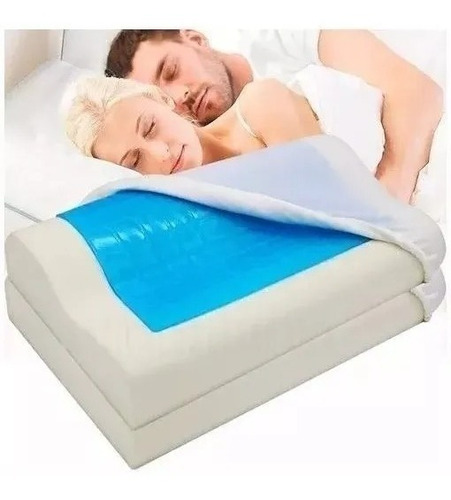 Combo X Dos Almohadas Memory Gel Duo Ortopédicas+ Funda