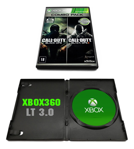 Juego Para Xbox 360 - Chip Lt3.0 - Call Of Duty Black 1 Y 2