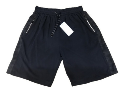 Kit 3 Bermuda Shorts Zíper De Bolso Para Academia Masculino