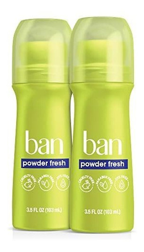 Desodorante En Roll-on, Ban Powder Fresh