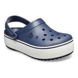 Crocs Crocband Platform Clog Navy- White