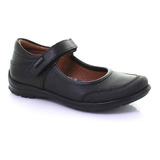 Zapato Escolar Niña 54403-a Coqueta Con Ajuste En Velcro (17