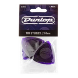 Uñetas De Guitarra Y Bajo Dunlop Tri Stubby 3.0 Pack De 6