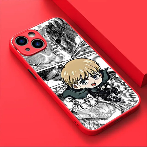 Funda De Teléfono Para iPhone 14 Y 15, 2 Fundas De Anime Att