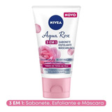 Sabonete Esfoliante Facial Multifuncional 3 Em 1 Aqua Rose