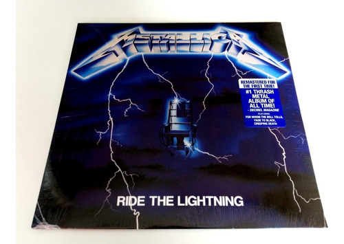 Vinilo Metallica / Ride The Lightning / Nuevo Sellado