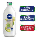 Crema Corporal Nivea Naturally Good Palta 350ml Humectante