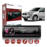 Rádio Bluetooth Pioneer Fiat Siena Entrada Usb Aux Sync