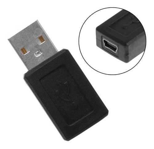 Adaptador Convertidor Usb 3.0 Macho -a- Mini Usb Hembra -b-