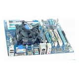 Kit. Placa Mãe Gigabyte Ga-b75m-d3h Core I3 Vga, Hdmi Dvi 