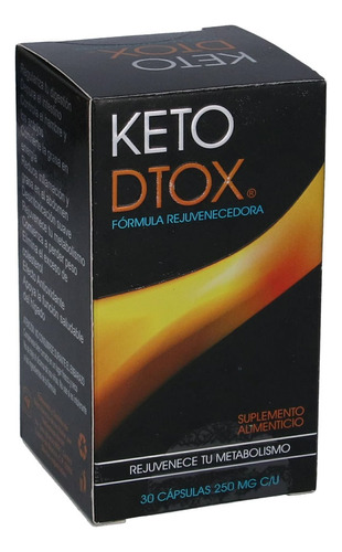 Keto Detox 30 Cápsulas Convierte Grasa En Energía