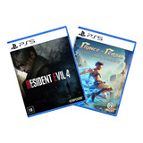 Combo Prince Of Persia + Resident Evil 4 2023 Ps5 Br Fisica