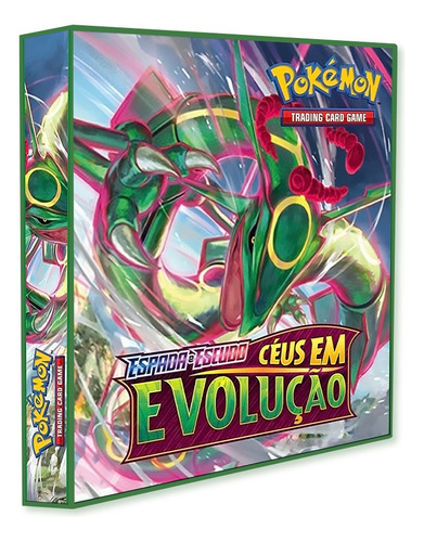 Álbum Pasta Fichário Pokemon Espadas & Escudos Céus Evolução