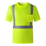 Camiseta De Seguridad De Alta Visibilidad Sksafety, Secado